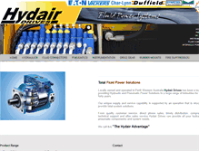 Tablet Screenshot of hydairdrives.com.au